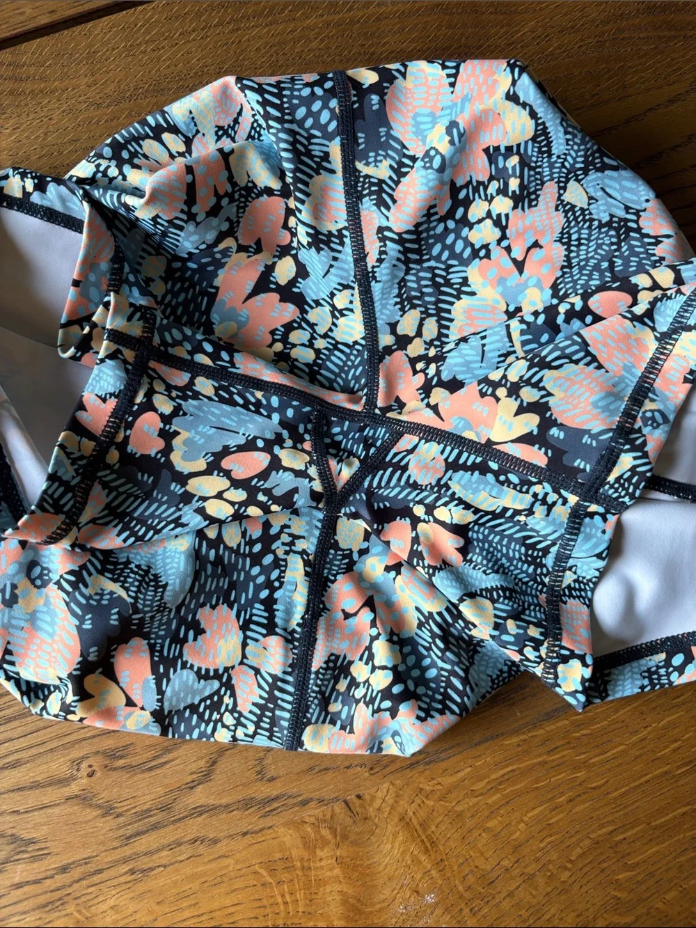 Senita floral bike shorts with side pockets - XL
